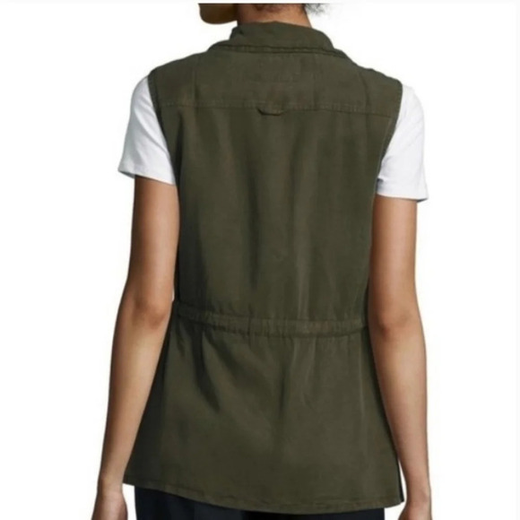 Sanctuary Anorak Women's Vest Army Green Color Sleeveless Size Small - Picture 4 of 8